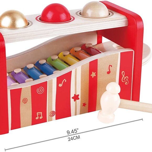 Hape Pound and Tap Bench and Xylophone 30th Anniversary Edition - Picture 4 of 4